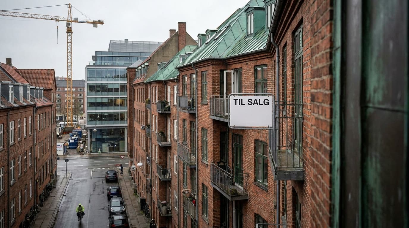 Hovedstaden bryder trend: Flere lejligheder til salg end resten