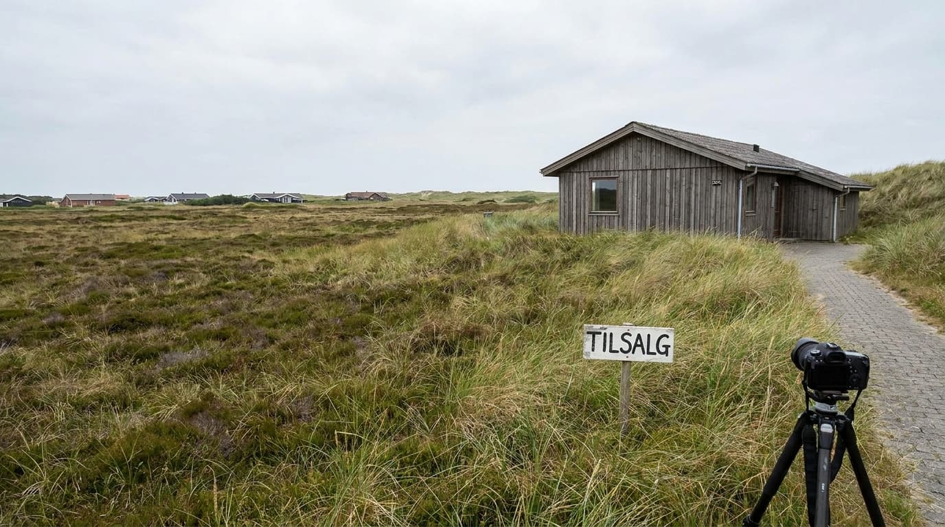 Sommerhusmarkedet krymper: Udbuddet halveret på ti år