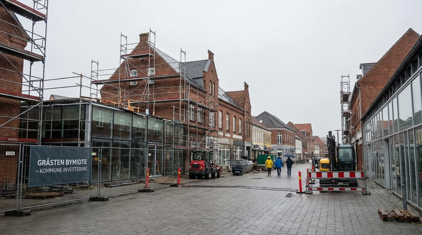 Gråsten får en ny hjerte – Kommune investerer 3,2 mio. i bymidte