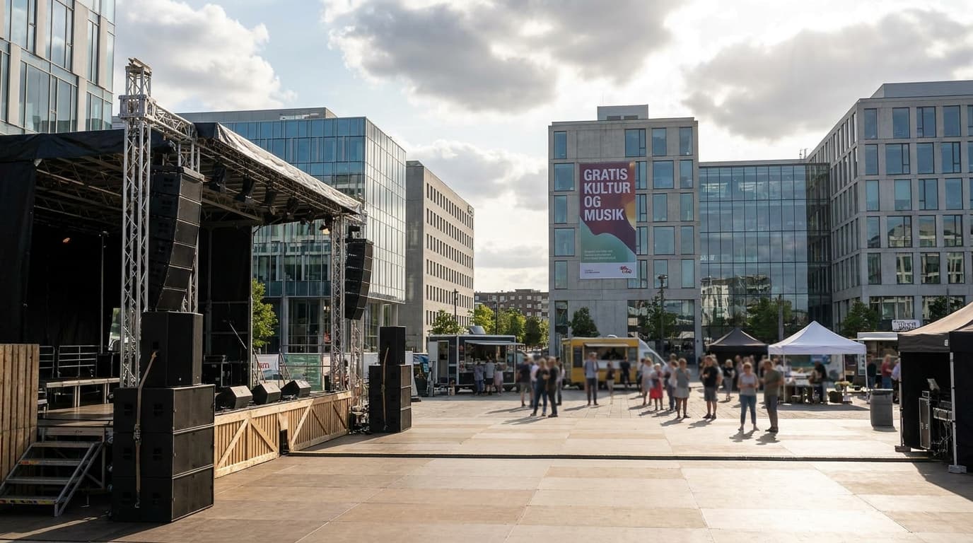 Gratis kultur og musik fylder Ørestad i august og september