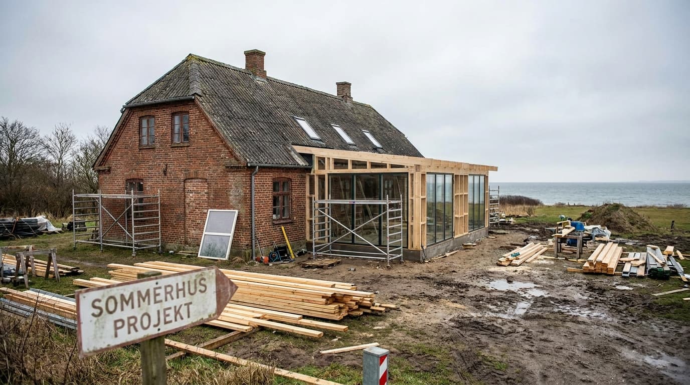 Søren Vester giver håbet tilbage i ny DR-serie: Gammelt hus bliver moderne sommerhus